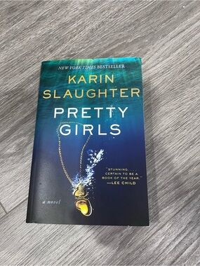 Indigo Blue and Teal Karin Slaughter "Pretty Girls" Hardcover